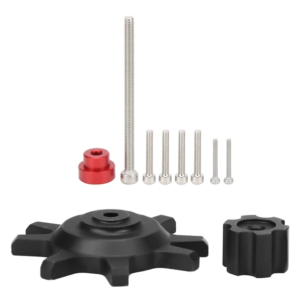 1/10 Aluminium Alloy RC Car Wheel Hub Tire Lock Changer Tool Set for 1.9/2.2in WheelBlack