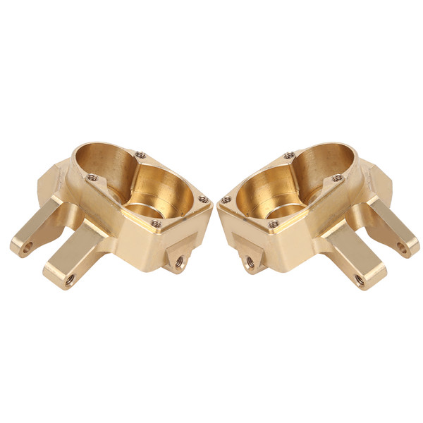1 Pair Brass Heavy Duty Steering Knuckle Fit for Axial Capra1.9 SCX10 1/10 RC Car