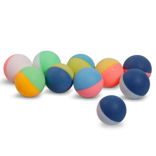 10Pcs Pong Balls Colored Pong Ball DIY Games Fun Arts Pong Balls Entertainment Table Tennis Balls for Kids Party Favor