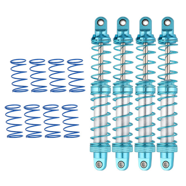 4pcs RC Update Part Metal Shock Damper Spare Springs for TRX4 SCX10 D90 1/10 RC Crawler(100mm )