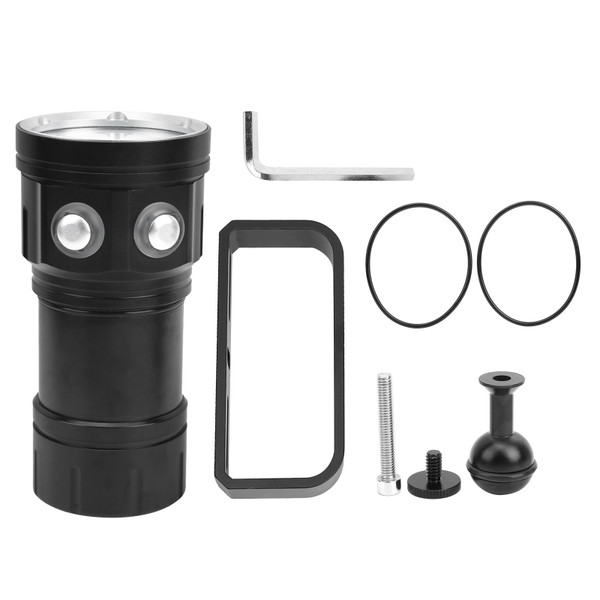 LED Diving Flashlight Portable Professional Underwater Lighting Waterproof Submarine Lamp