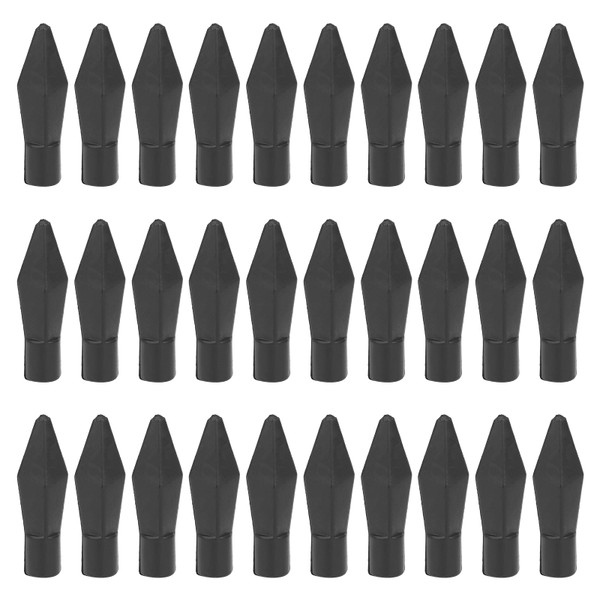 30pcs Rubber Soft Arrowhead Safety Arrows Tips for Outdoor Shooting Practice Entertainment7mm/0.28in