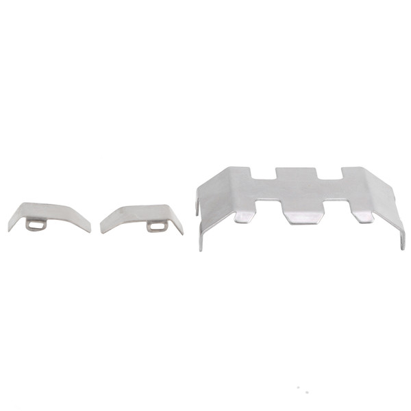 Stainless Steel Armor Skid Plate Set Center Front Rear Guards Plates for Axial SCX24 90081