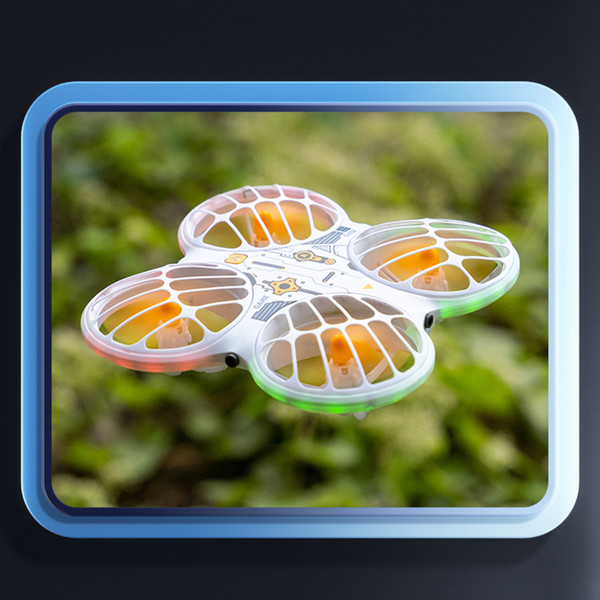 Mini Drone for Kids, Headless Remote Control Drone with Altitude Hold LED Light 360° Flip, 4K High-Definition Remote Control Nano Quadcopter with Obstacle Avoidance Function Gesture Photography 2 Batteries for Boys Girls Beginners