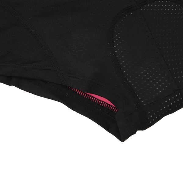 Women Cycling Underwear Breathable Women Bicycle Briefs Women Shock Absorption 3D Padded Bike Shorts Underwear Black L