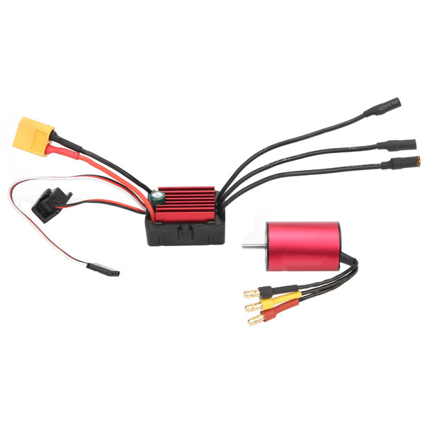 SURPASSHOBBY 2435 Sensorless Brushless Motor 4800KV with 35A ESC for 1/14 1/16 RC Car