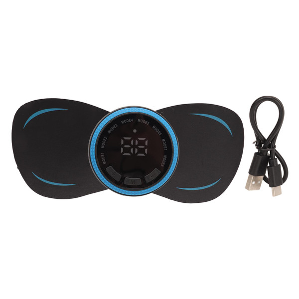 Electric Micro Current Cervical Massage Pad Whole Body Massager Pad 8 Modes Low Frequency Pulse Technology Neck Massager Pad