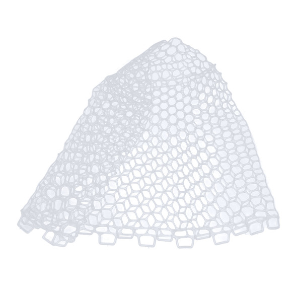 Fly Fishing Landing Net Clear White Soft Rubber Mesh for Trout Catch and Release for Fishman 32cm
