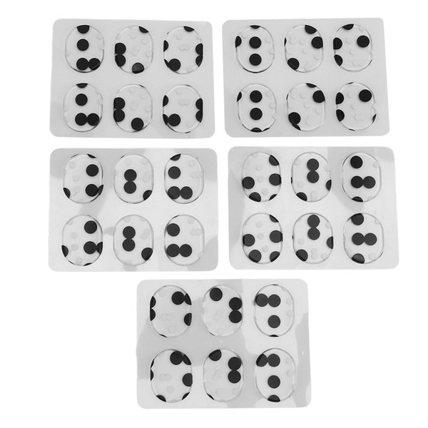30Pcs Drum Dampener Gels Oval Shape Soft Safe Silicone Durable Easy to Use Drum Silencers for Cymbals Instruments