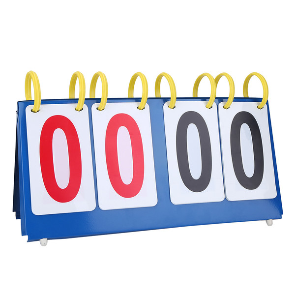 Portable Flip Sports Scoreboard Score Conuter for Table Tennis Basketball (4-digit)