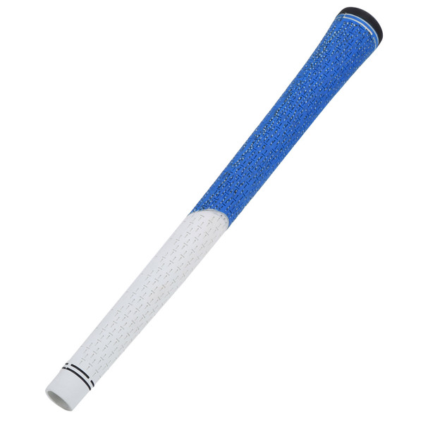 Durable Standard Rubber Golf Club Grip Handle 12.5mm AntiSlip Accessories Replacement(White Blue )