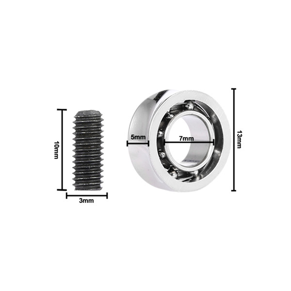 1PCS Yoyo Bearing Non-responsive Metal Shaft 1PCS 10mm M4 Screw Yoyo Ball Accessories
