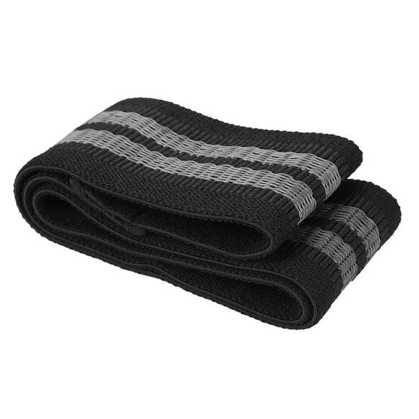 Resistance Hip Glute Exercise Bands for Training Thighs Legs Fitness (Black, L)