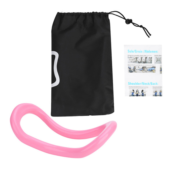 5 Color Yoga Ring Pilates Stretch Circle Fitness Equipment for Training Bodybuilding (Pink)