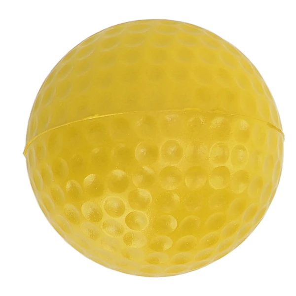 42.5mm PU Foam Golf Balls Strong Flexibility Outdoor Golf Practice Ball for Sports FitnessYellow