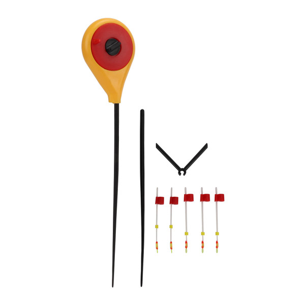 5pcs Mini Ice Fishing Rod Top Tip Pole Front End with Fish Rod for Winter Fishing Accessories70mm