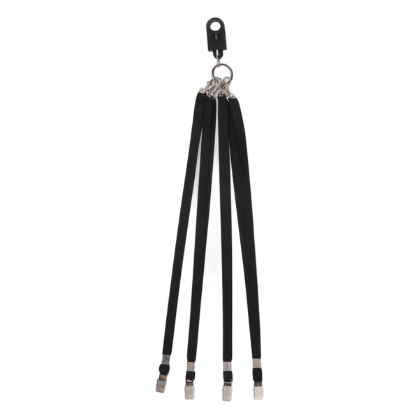 Golf Lanyard Soft Nylon Lightweight Skin Friendly Multifunction Missing Prevention Golf Clip Lanyard with Metal Clip