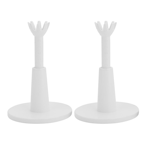 2PCS Adjustable Height Golf Tees Training Sports Accessory White