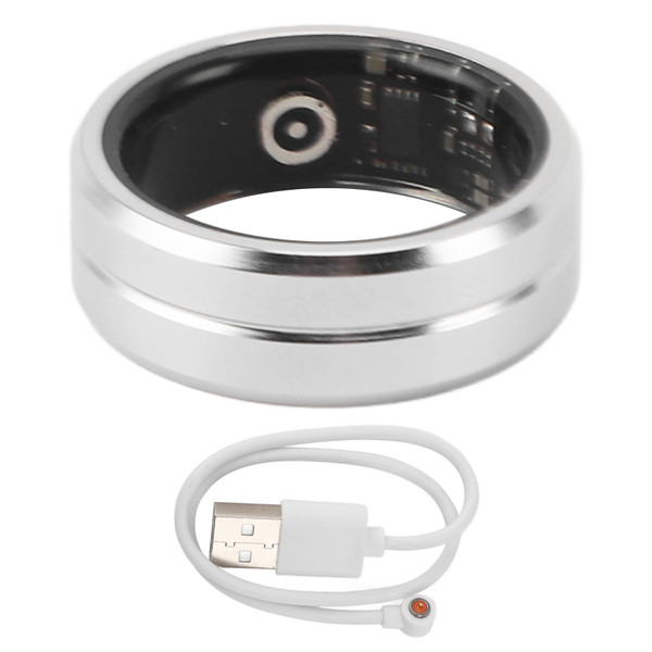 Smart Ring Sleep Monitoring Waterproof Fitness Health Tracker Smart Ring for Activity Exercise Planning 12 Inner Diameter: 21.5mm/0.84in