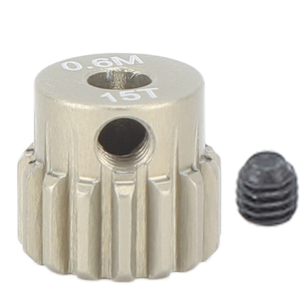 3.175mm Pinion Gear High Hardness Wear Resistant Rugged Long Lasting Universal for 1/8 1/10 RC Climbing Car 15T
