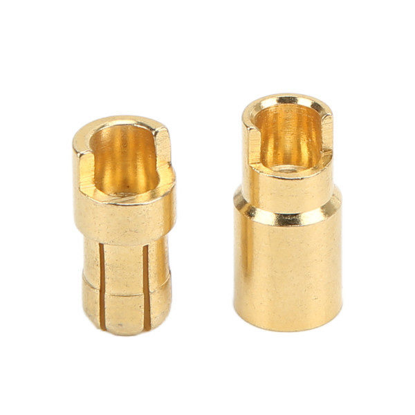 6mm Male and Female Banana Plug Head Gold Plated Copper Banana Connector Head for Helicopter