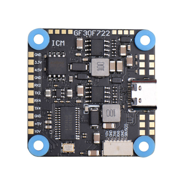 JHEMCU GF30F722-ICM F722 F7 HD Baro OSD 5V 10V Dual BEC Flight Controller 3-8S 30.5X30.5mm for Remote Control FPV Freestyle Drone Parts