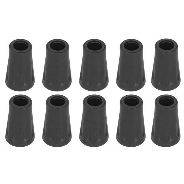 10PCS AntiSlip Trekking Pole Foot Cover Flat Head Stick Tip Protection Replacement