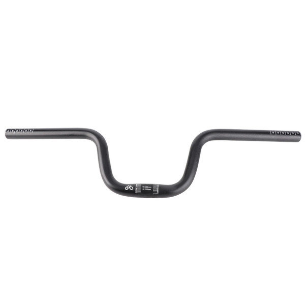 Mountain Bike Handlebar 25.4mm Diameter 580mm Extra Long Handlebar Aluminum Alloy Folding Road Bike Riser Bar 120mm / 4.7in Height