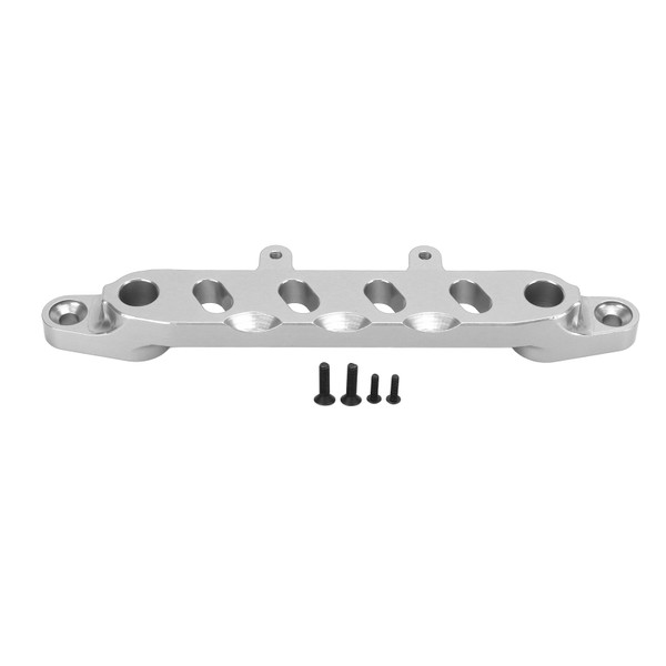 1/6 SCX6 RC Car Front Body Support Frame CNC Machining Aluminum Alloy Front Body Shell Mount for 1/6 SCX6 RC Car for LER Silver