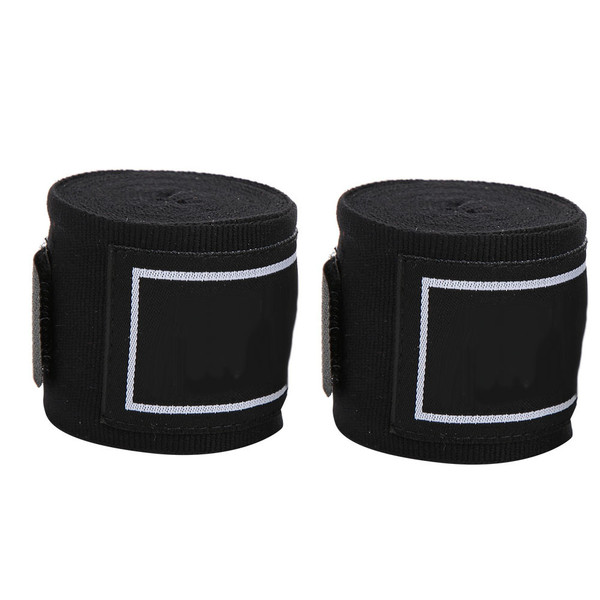1Pair BN Elastic Boxing Fixing Belt Sanda Muay Thai Handwraps Wrist Bandage Sport Protective Gearblack