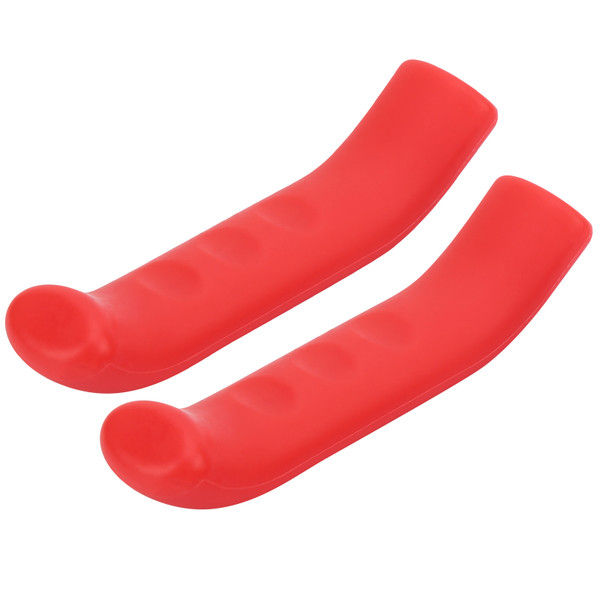 AntiSlip Bicycle Brake Handle Silicone Cover Mountain Road Bike Brake Lever Protector(rouge )