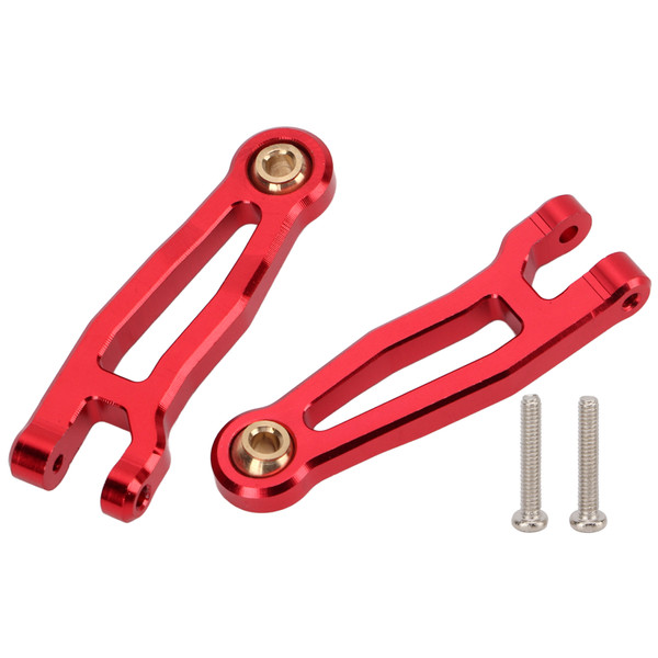 2Pcs RC Car Swing Arm Reduce Bumps High Strength RC Metal Swing Arm for SG1603/SG1604/ UD1601/ UD16024 1/16 RC CarRed