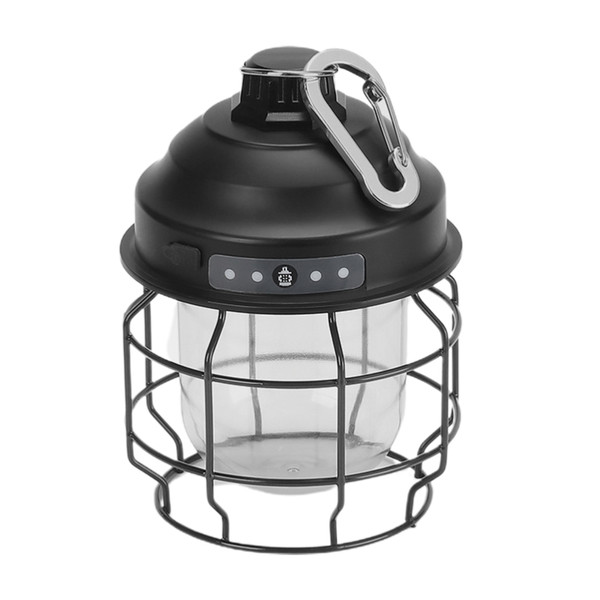 Outdoor Hanging Camping Lanterns Rechargeable Tent Light Vintage Lantern Portable Lamp for Yard Patio Garden Party