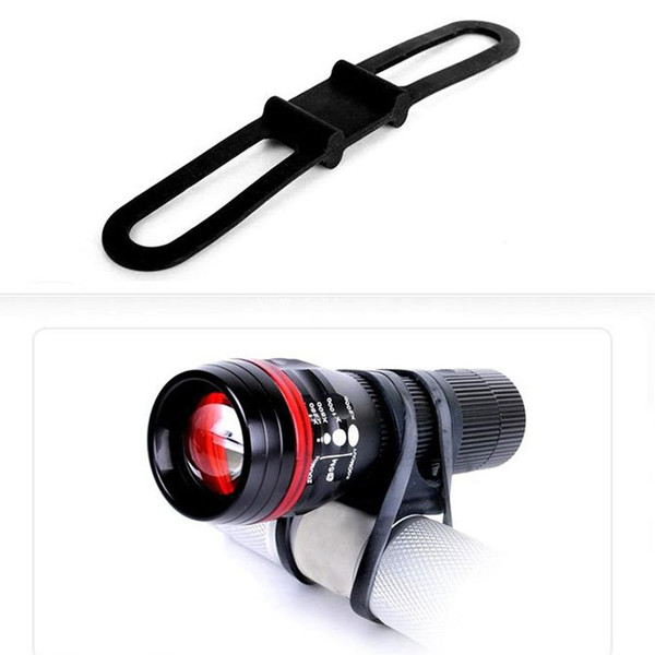 New mountain bike high elastic silicone rubber band universal bicycle band tie light with multi-functional band