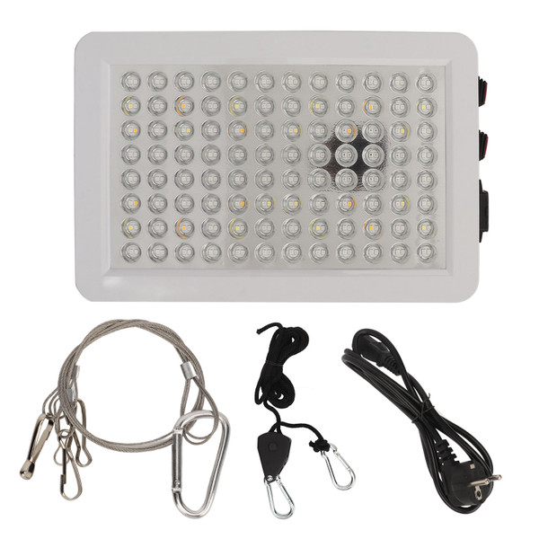 LED Grow Light with 2 Switch Modes Full Spectrum 1071lm Hanging Heat Dissipation Plant Lamp  AC100‑277V for Greenhouse