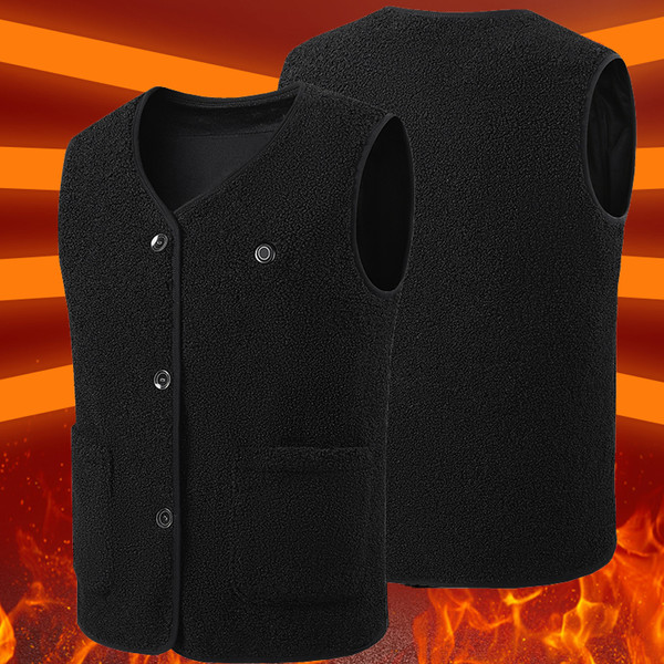 Outdoor USB Heating Vest Warming Vest Winter Flexible Electric Thermal Clothing Fishing Hiking Warm Clothes