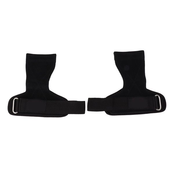 Pull Up Deadlift Straps Assist Wrist Padded Workout Power Lifting Weightlifting Gym Gloves