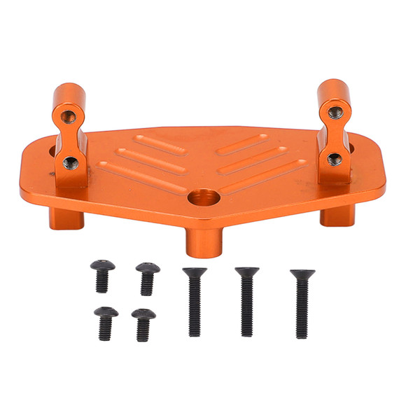 Aluminum Alloy Steering Servo Mount Bracket Base for 1/8 Losi LMT Truck Modification PartsOrange