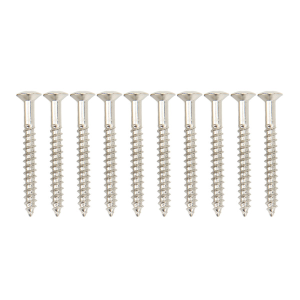 10 Pcs Guitar Neck Mounting Screws Iron Rustproof Corrosion Resistance Sturdy Neckplate Assembly Screw