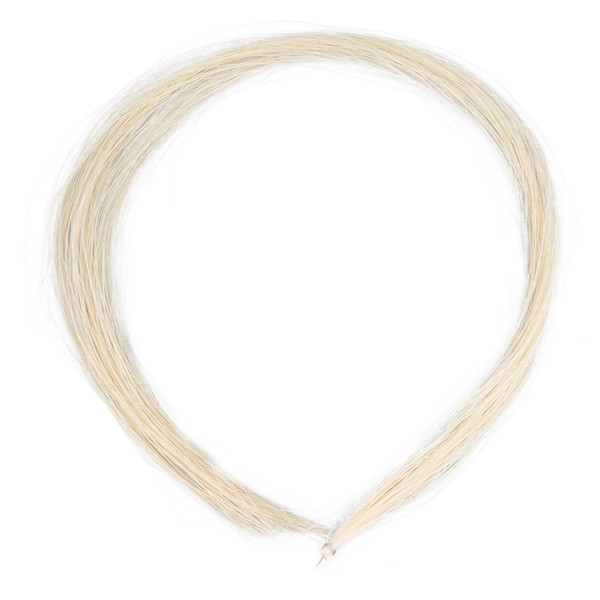 Violin Bow Hair Professional White Violin Bow Replacement Horse Hair Musical Accessories 1/2