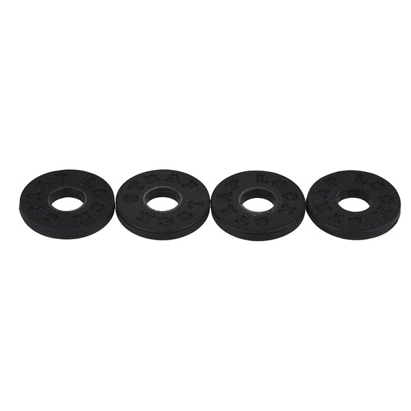 4pcs Bass Guitar Strap Locks Blocks Rubber Material Guitar Parts Accessories
