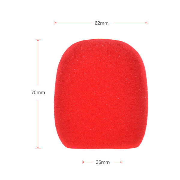 5pcs Handheld Microphone Windscreens Mic Foam Covers Compatible with Standard Ball-type Microphones for KTV Karaoke DJ