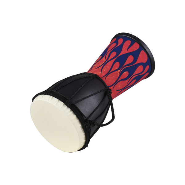 4 Inch African Drum Portable Hand Drum Lightweight Hand Clapping Drum Colorful Pattern Bongo Drum for Beginners School Music Classes Outdoor Performances Percussion Traditional Musical Instrument