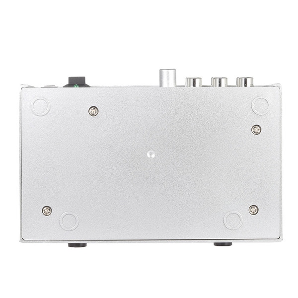 Karaoke Sound Mixer Dual Mic Inputs With Cable N-1 Silver Color