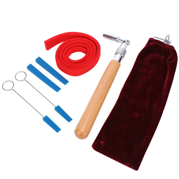 6Pcs Piano Tuner Kit Tuning Professional Musical Silent Hammer DIY Set Tool Repair