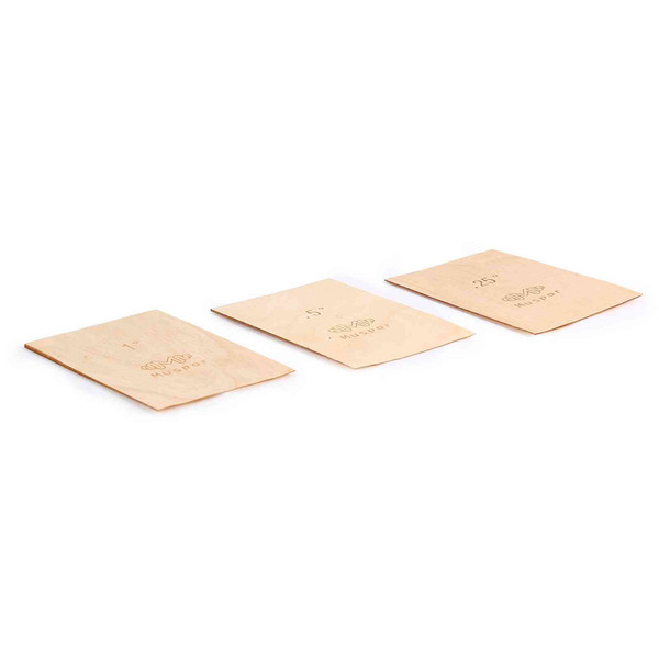 Muspor 3pcs Guitar Neck Shims Portable Bass Neck Plate Tool Solid Maple Wood Guitar Neck Shim Protection 0.25/0.5/1 Degree Guitar Neck Plate Tool for Guitar Bass Repairment