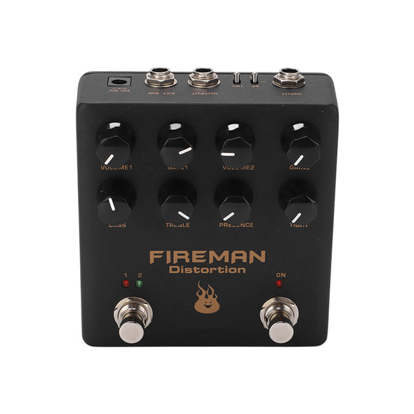 Distortion Effect Pedal 2 Channel Electric Guitar Accessories NDS‑5 with 9V 18V Switch
