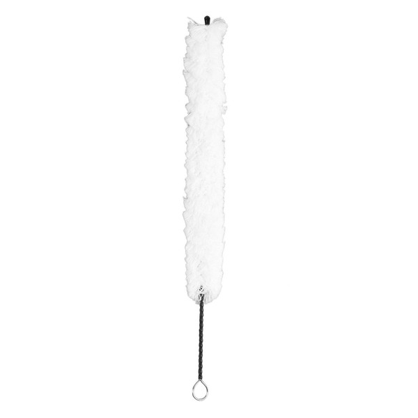 Saxophone Cleaning Brush Soft Cotton Water Absorption Dust Suction Anti Scratch Clarinet Flute Brush Cleaner Tool White