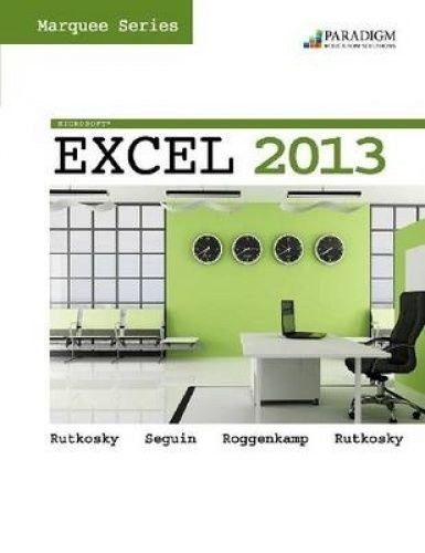 Marquee Series: Microsoft (R)Excel 2013: Text with data files CD