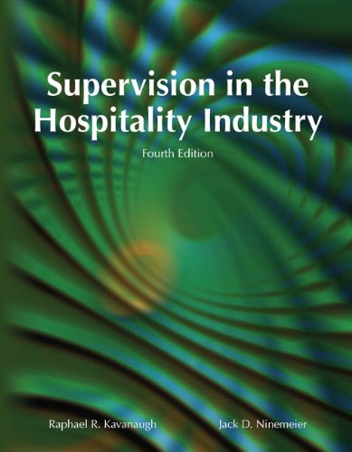 Supervision in the Hospitality Industry with Answer Sheet (AHLEI) (4th Edition)